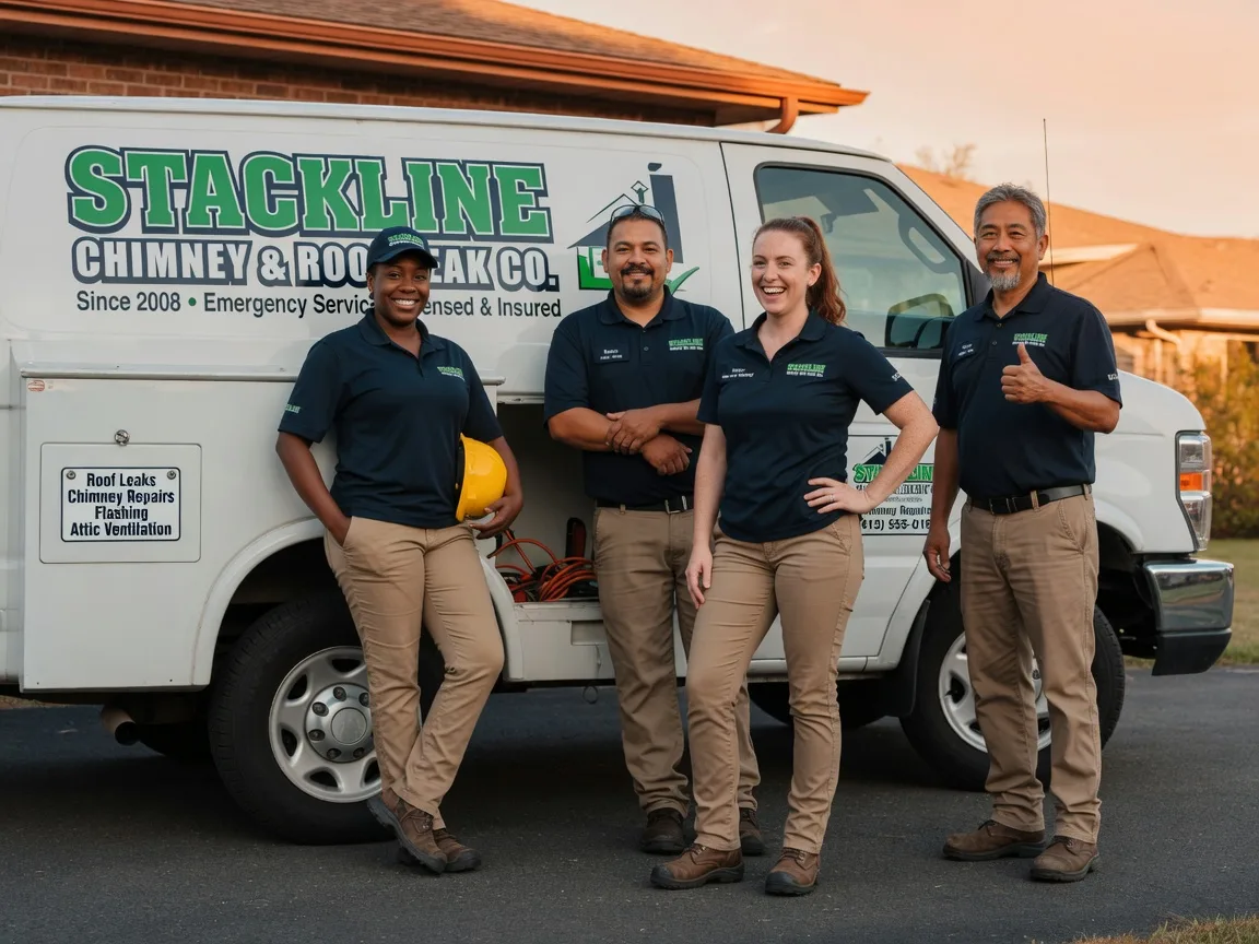 Chimney flashing repair company in Princeton, LA
